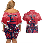custom-melbourne-football-christmas-couples-matching-off-shoulder-short-dress-and-hawaiian-shirt-merry-xmas-2023-mix-aboriginal-art