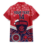 custom-melbourne-football-christmas-family-matching-mermaid-dress-and-hawaiian-shirt-merry-xmas-2023-mix-aboriginal-art