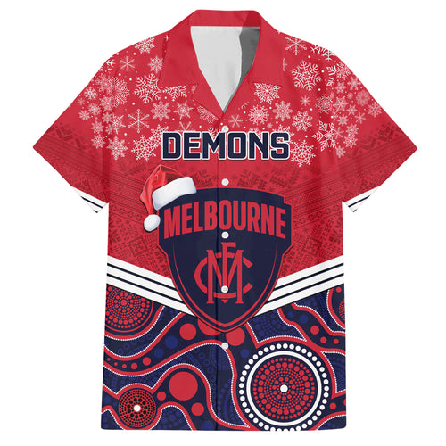 custom-melbourne-football-christmas-hawaiian-shirt-merry-xmas-2023-mix-aboriginal-art