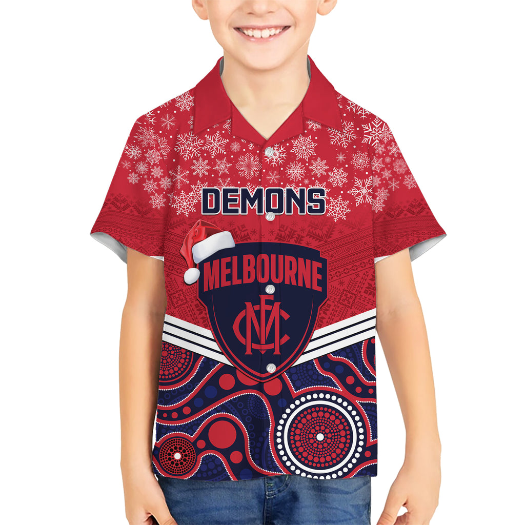 custom-melbourne-football-christmas-hawaiian-shirt-merry-xmas-2023-mix-aboriginal-art