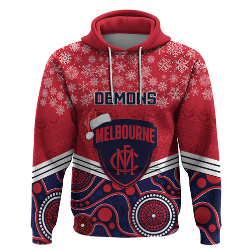 custom-melbourne-football-christmas-hoodie-merry-xmas-2023-mix-aboriginal-art