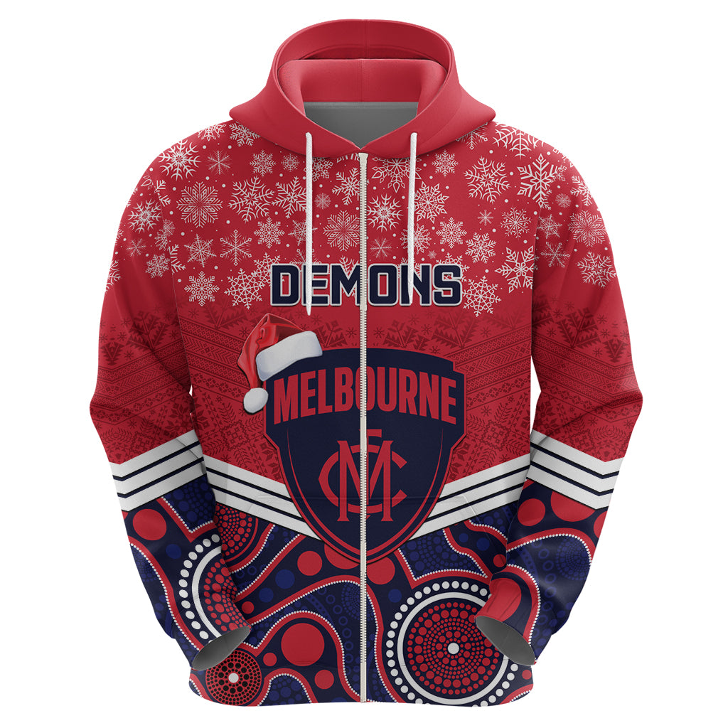 custom-melbourne-football-christmas-hoodie-merry-xmas-2023-mix-aboriginal-art
