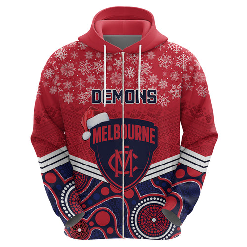 custom-melbourne-football-christmas-hoodie-merry-xmas-2023-mix-aboriginal-art