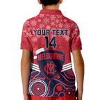 custom-melbourne-football-christmas-kid-polo-shirt-merry-xmas-2023-mix-aboriginal-art
