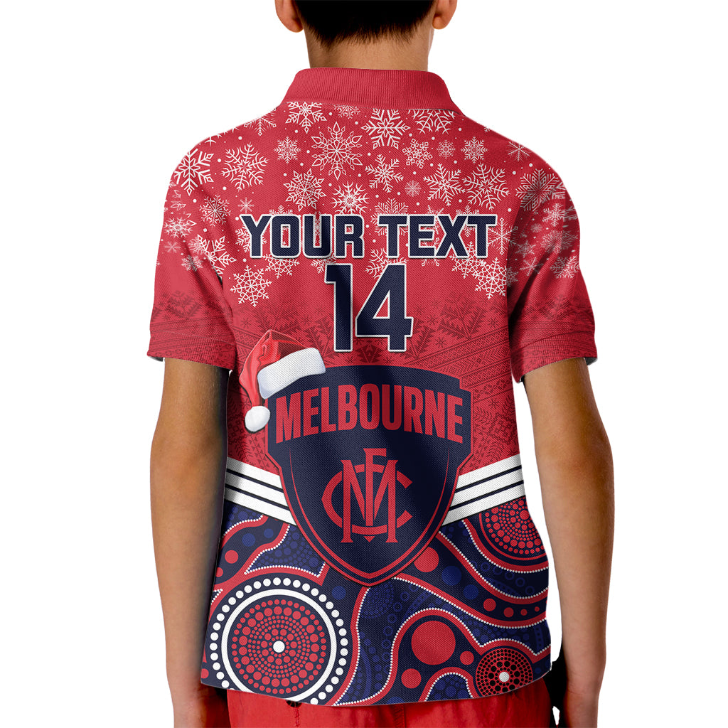 custom-melbourne-football-christmas-kid-polo-shirt-merry-xmas-2023-mix-aboriginal-art