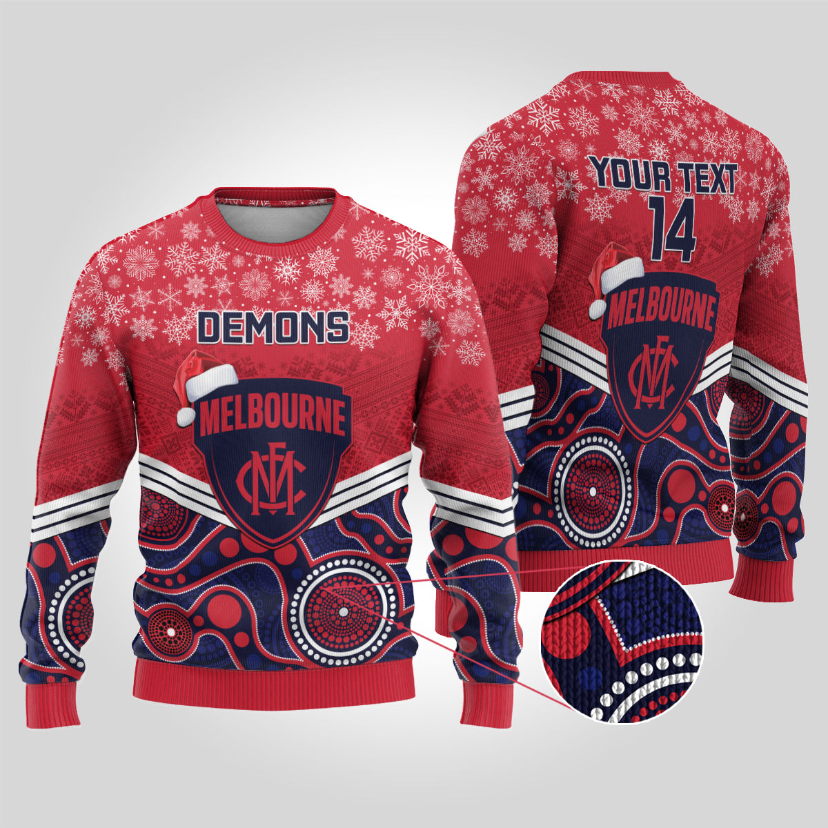 custom-melbourne-football-christmas-ugly-christmas-sweater-merry-xmas-2023-mix-aboriginal-art