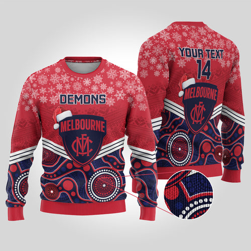 custom-melbourne-football-christmas-ugly-christmas-sweater-merry-xmas-2023-mix-aboriginal-art