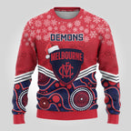 custom-melbourne-football-christmas-ugly-christmas-sweater-merry-xmas-2023-mix-aboriginal-art