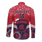 custom-melbourne-football-christmas-long-sleeve-button-shirt-merry-xmas-2023-mix-aboriginal-art