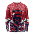 custom-melbourne-football-christmas-long-sleeve-shirt-merry-xmas-2023-mix-aboriginal-art