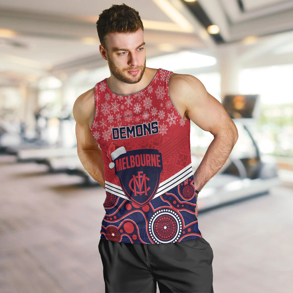 custom-melbourne-football-christmas-men-tank-top-merry-xmas-2023-mix-aboriginal-art