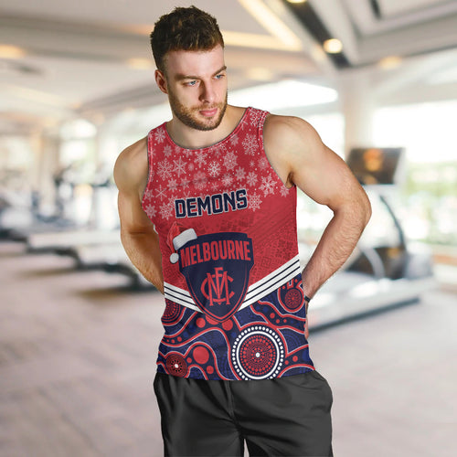 custom-melbourne-football-christmas-men-tank-top-merry-xmas-2023-mix-aboriginal-art