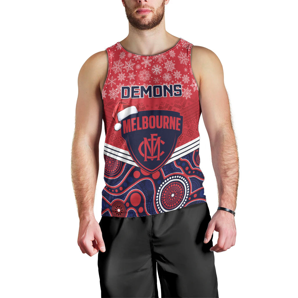 custom-melbourne-football-christmas-men-tank-top-merry-xmas-2023-mix-aboriginal-art