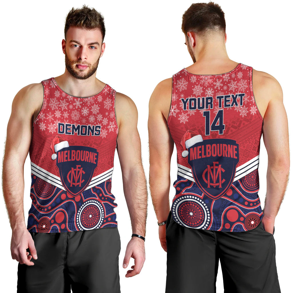 custom-melbourne-football-christmas-men-tank-top-merry-xmas-2023-mix-aboriginal-art