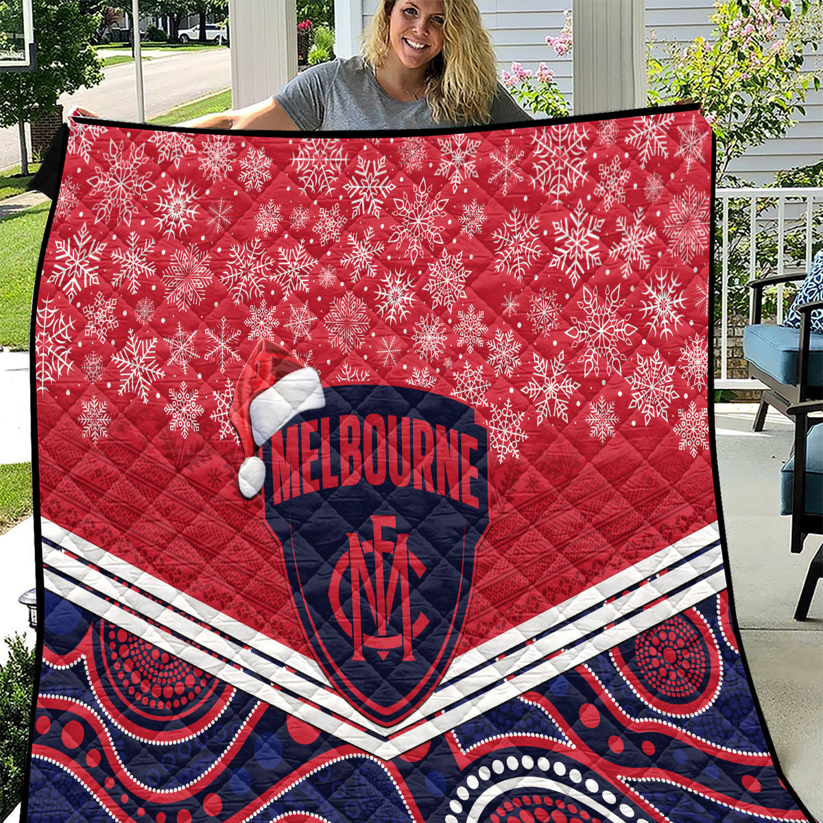custom-melbourne-football-christmas-quilt-merry-xmas-2023-mix-aboriginal-art