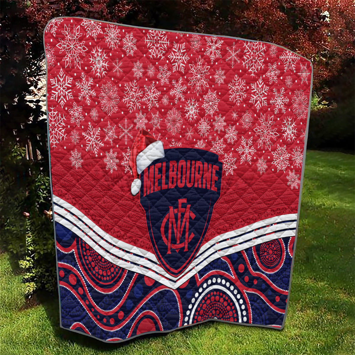 custom-melbourne-football-christmas-quilt-merry-xmas-2023-mix-aboriginal-art
