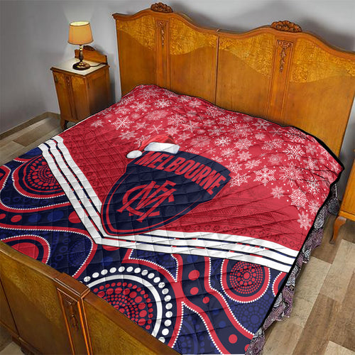 custom-melbourne-football-christmas-quilt-merry-xmas-2023-mix-aboriginal-art