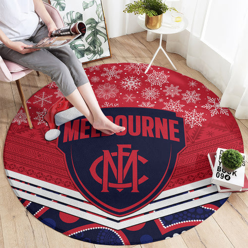 custom-melbourne-football-christmas-round-carpet-merry-xmas-2023-mix-aboriginal-art