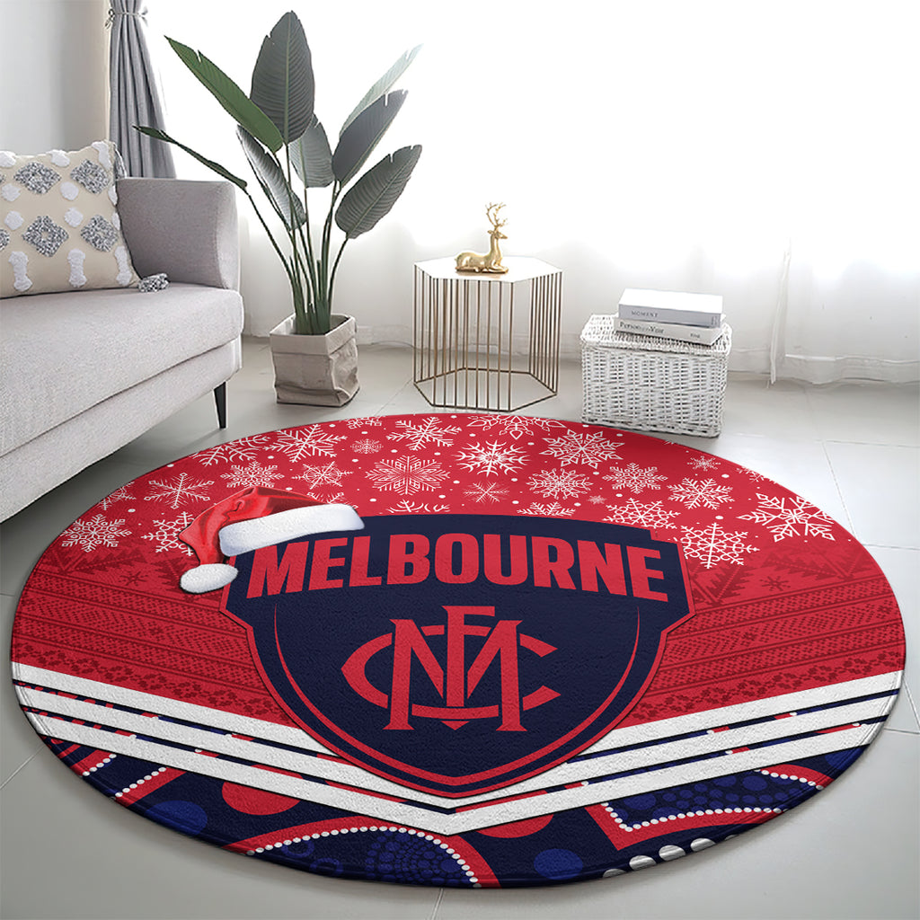 custom-melbourne-football-christmas-round-carpet-merry-xmas-2023-mix-aboriginal-art