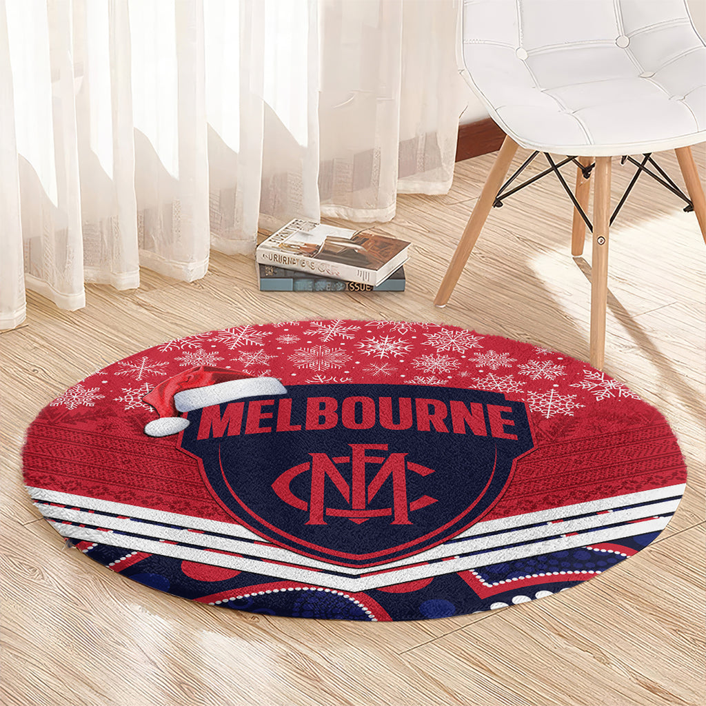 custom-melbourne-football-christmas-round-carpet-merry-xmas-2023-mix-aboriginal-art
