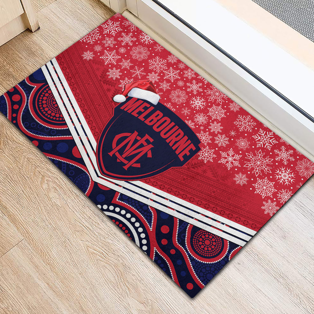 custom-melbourne-football-christmas-rubber-doormat-merry-xmas-2023-mix-aboriginal-art