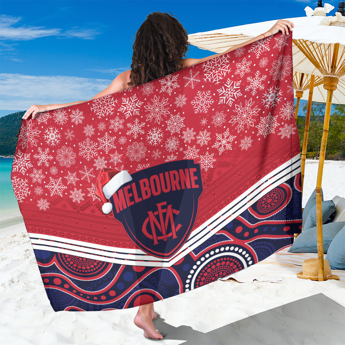 custom-melbourne-football-christmas-sarong-merry-xmas-2023-mix-aboriginal-art