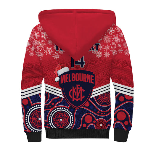 custom-melbourne-football-christmas-sherpa-hoodie-merry-xmas-2023-mix-aboriginal-art