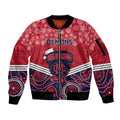 custom-melbourne-football-christmas-sleeve-zip-bomber-jacket-merry-xmas-2023-mix-aboriginal-art