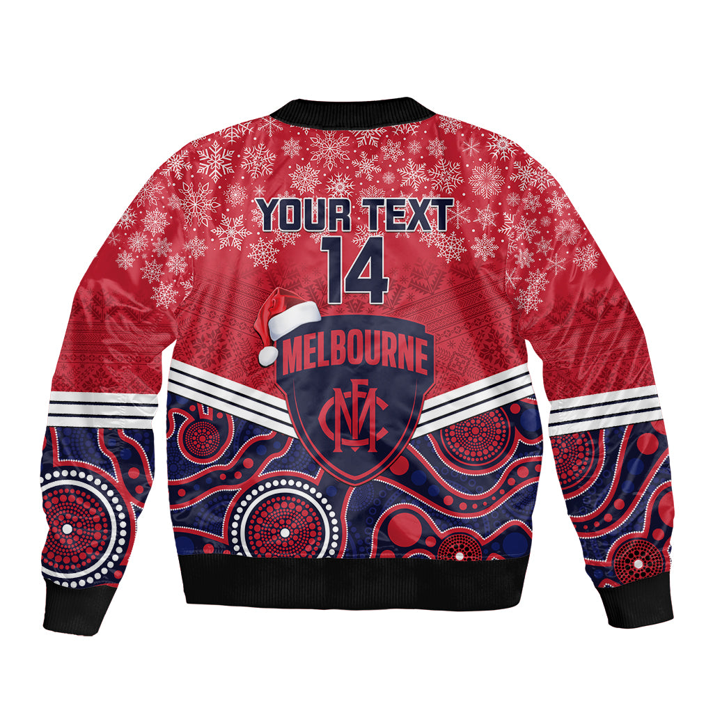 custom-melbourne-football-christmas-sleeve-zip-bomber-jacket-merry-xmas-2023-mix-aboriginal-art