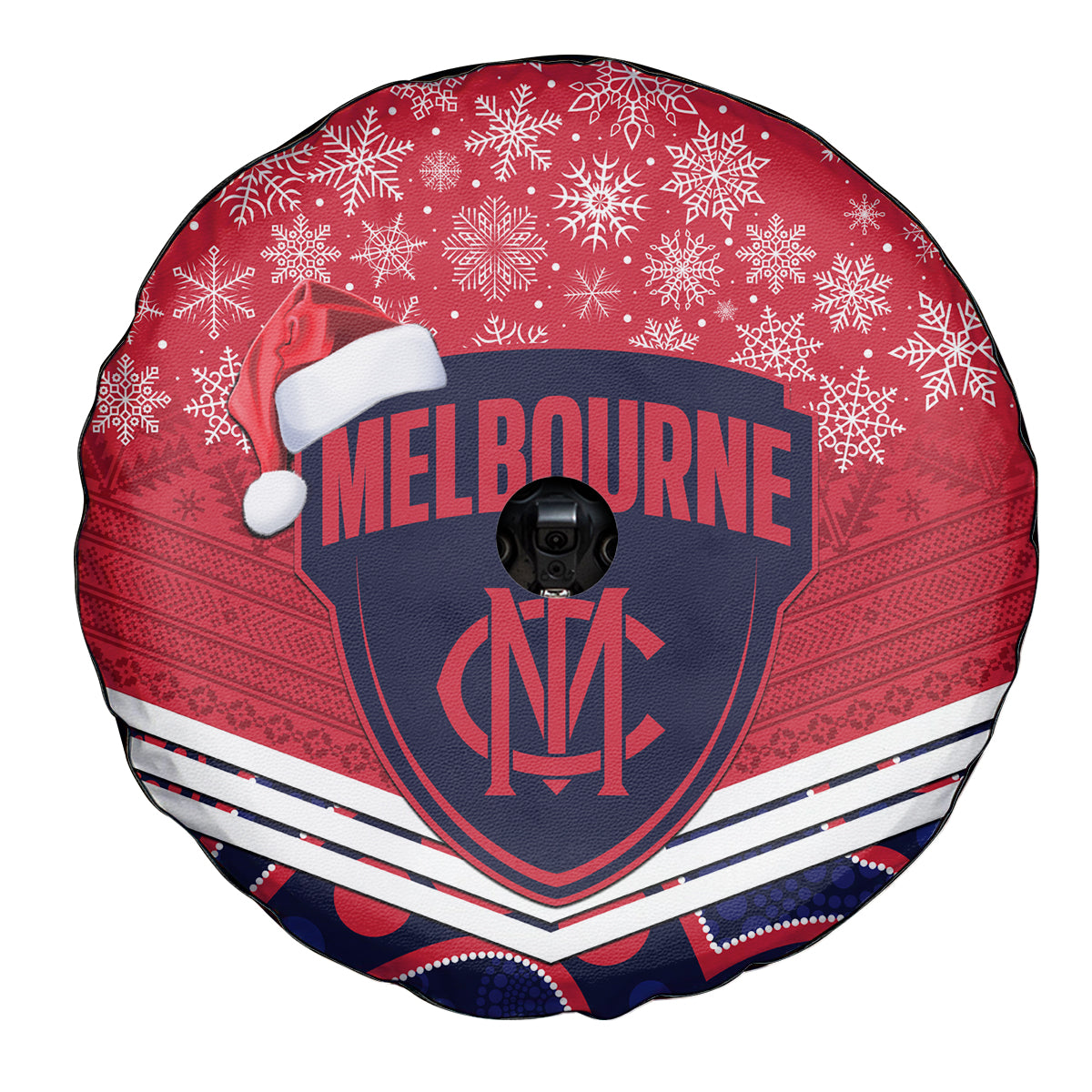 custom-melbourne-football-christmas-spare-tire-cover-merry-xmas-2023-mix-aboriginal-art