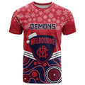 custom-melbourne-football-christmas-t-shirt-merry-xmas-2023-mix-aboriginal-art