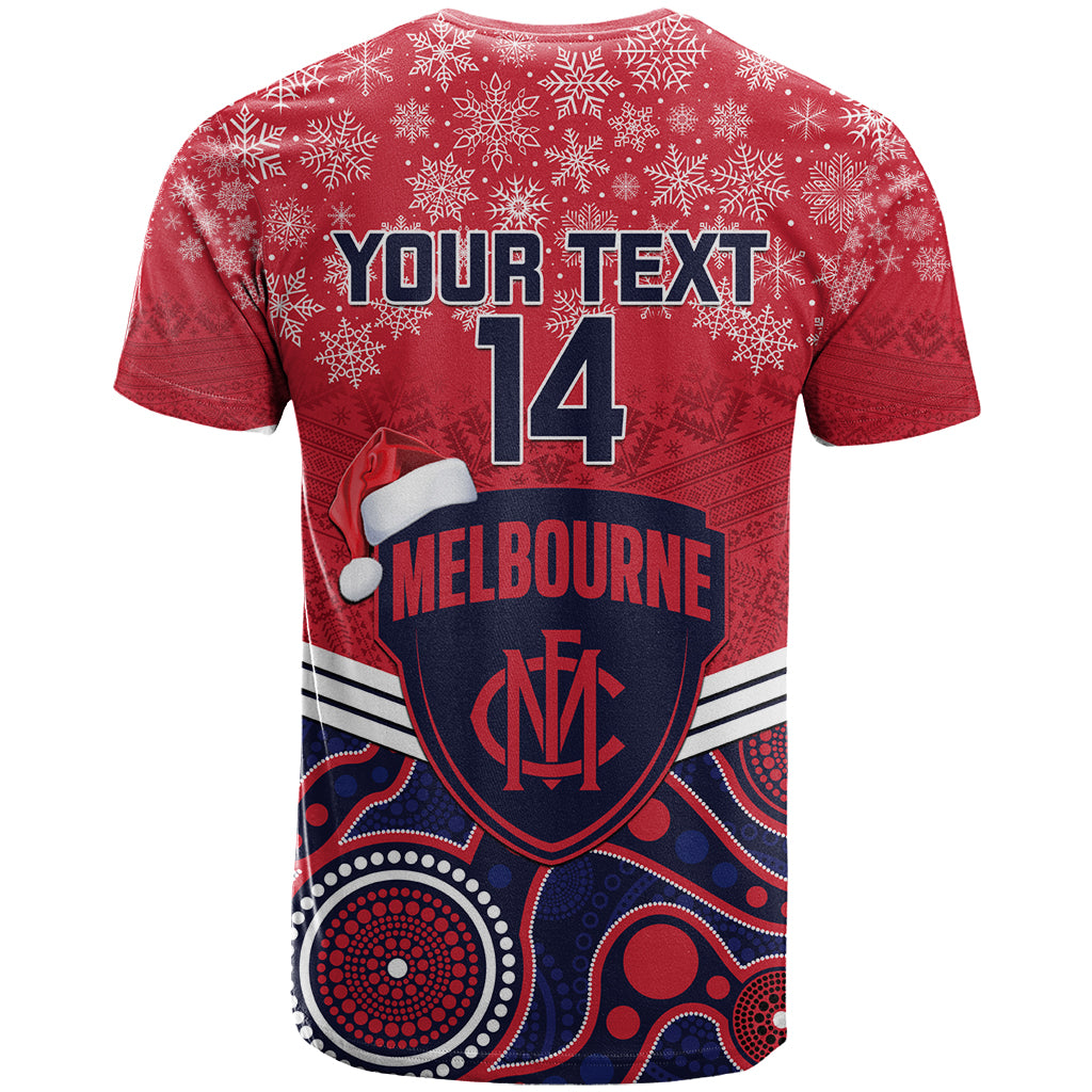 custom-melbourne-football-christmas-t-shirt-merry-xmas-2023-mix-aboriginal-art