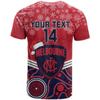 custom-melbourne-football-christmas-t-shirt-merry-xmas-2023-mix-aboriginal-art