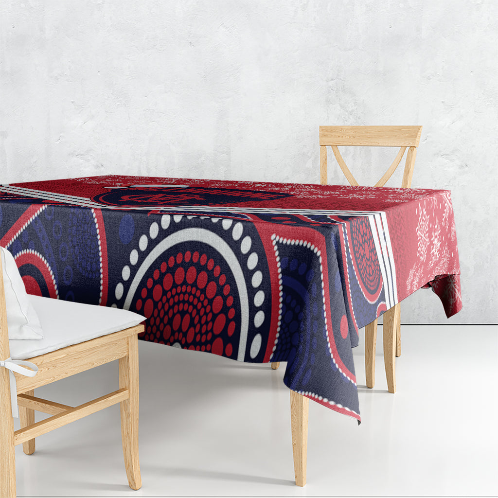 custom-melbourne-football-christmas-tablecloth-merry-xmas-2023-mix-aboriginal-art
