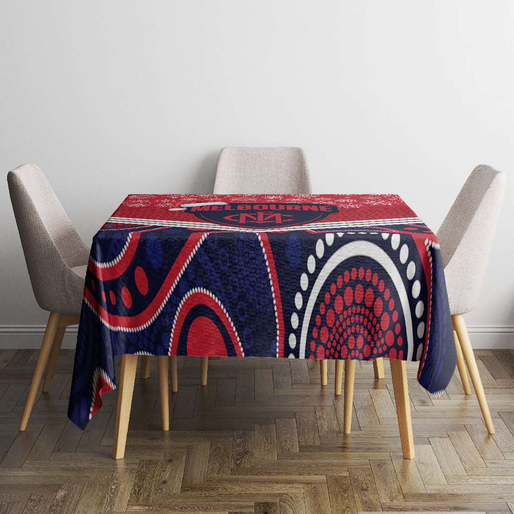 custom-melbourne-football-christmas-tablecloth-merry-xmas-2023-mix-aboriginal-art