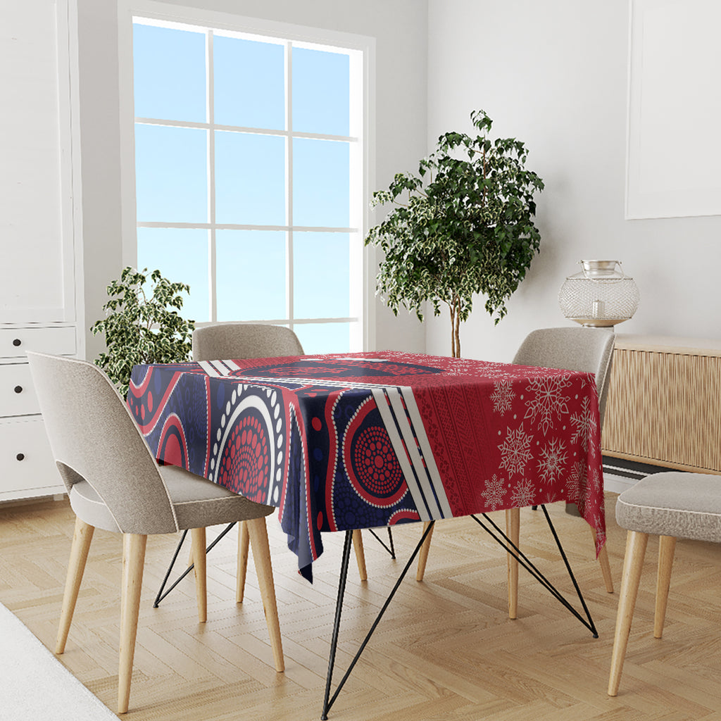 custom-melbourne-football-christmas-tablecloth-merry-xmas-2023-mix-aboriginal-art