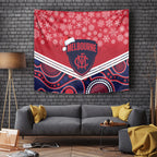 custom-melbourne-football-christmas-tapestry-merry-xmas-2023-mix-aboriginal-art