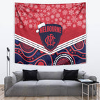 custom-melbourne-football-christmas-tapestry-merry-xmas-2023-mix-aboriginal-art