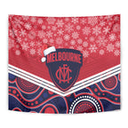 custom-melbourne-football-christmas-tapestry-merry-xmas-2023-mix-aboriginal-art