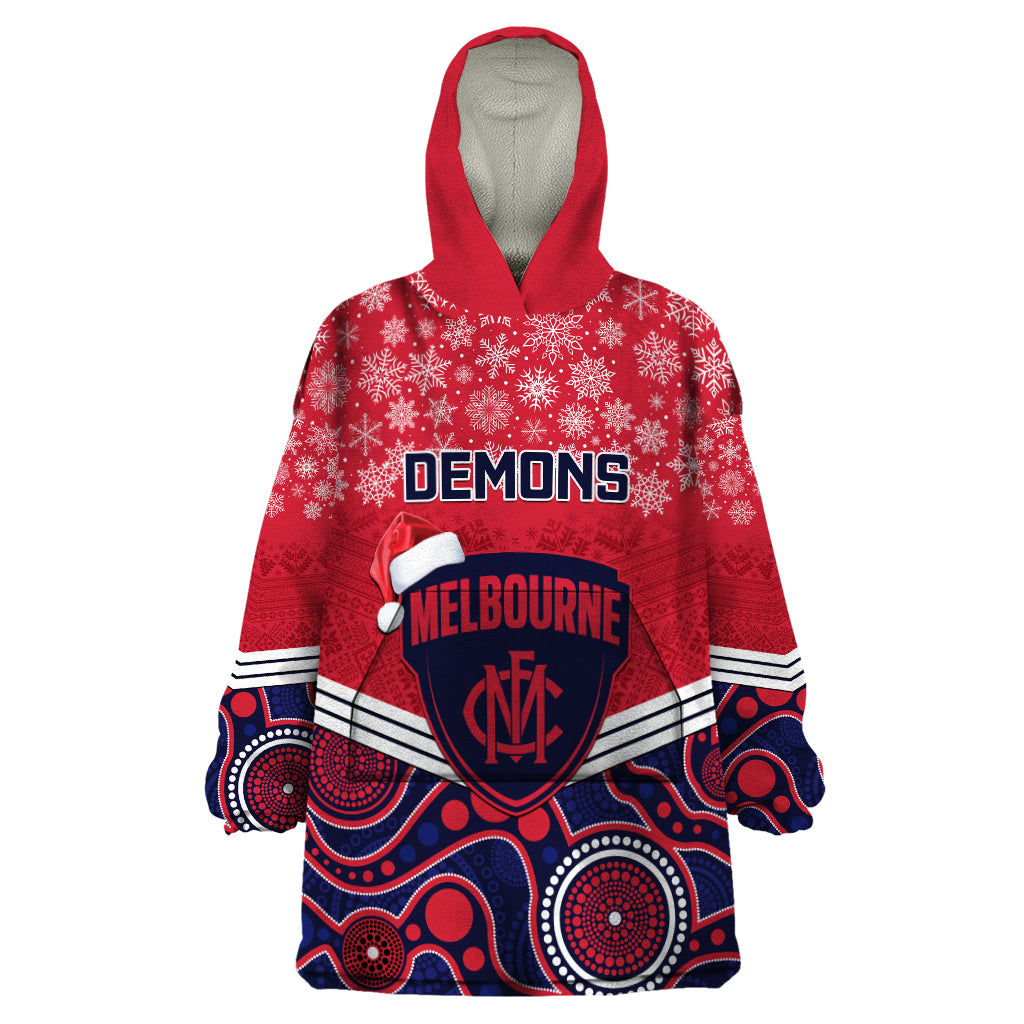 custom-melbourne-football-christmas-wearable-blanket-hoodie-merry-xmas-2023-mix-aboriginal-art