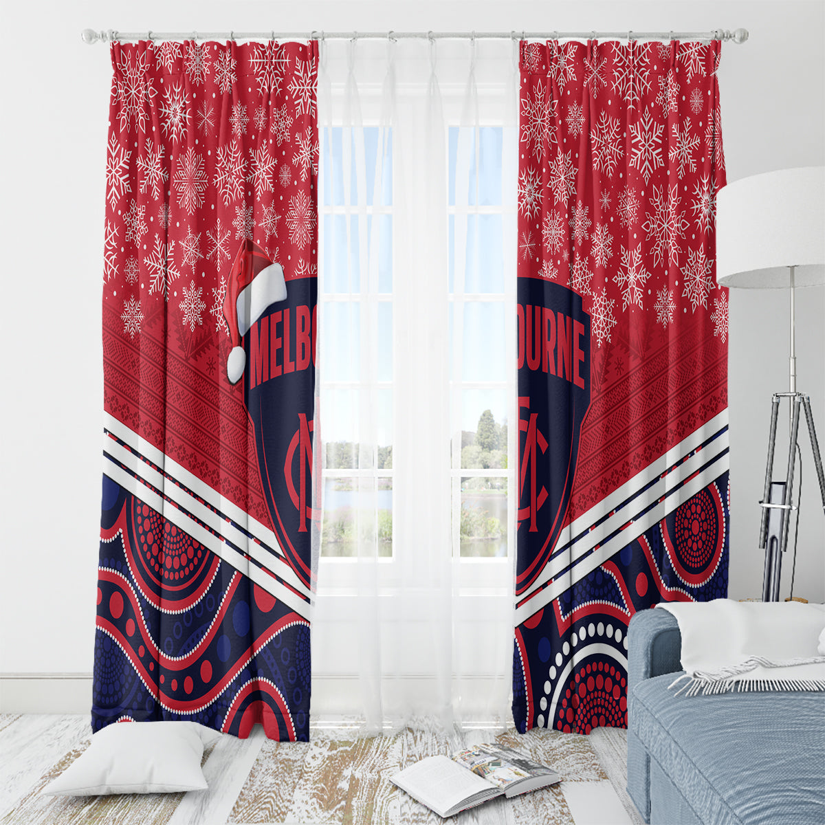 custom-melbourne-football-christmas-window-curtain-merry-xmas-2023-mix-aboriginal-art