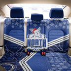 custom-north-melbourne-football-christmas-back-car-seat-cover-merry-xmas-2023-mix-aboriginal-art