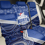 custom-north-melbourne-football-christmas-back-car-seat-cover-merry-xmas-2023-mix-aboriginal-art