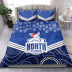 custom-north-melbourne-football-christmas-bedding-set-merry-xmas-2023-mix-aboriginal-art