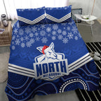 custom-north-melbourne-football-christmas-bedding-set-merry-xmas-2023-mix-aboriginal-art