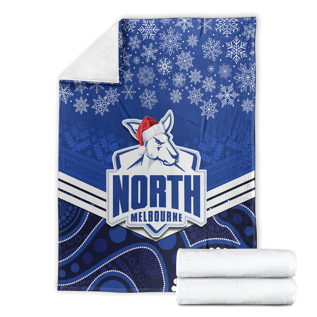 custom-north-melbourne-football-christmas-blanket-merry-xmas-2023-mix-aboriginal-art