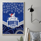 custom-north-melbourne-football-christmas-canvas-wall-art-merry-xmas-2023-mix-aboriginal-art