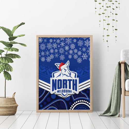 custom-north-melbourne-football-christmas-canvas-wall-art-merry-xmas-2023-mix-aboriginal-art