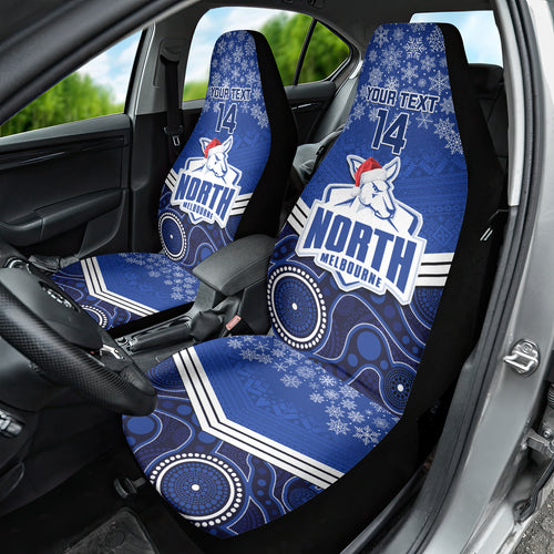 custom-north-melbourne-football-christmas-car-seat-cover-merry-xmas-2023-mix-aboriginal-art