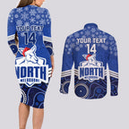 custom-north-melbourne-football-christmas-couples-matching-long-sleeve-bodycon-dress-and-long-sleeve-button-shirt-merry-xmas-2023-mix-aboriginal-art